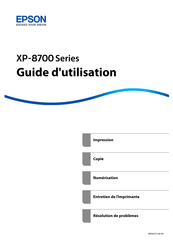 Epson XP-8700 Serie Guide D'utilisation