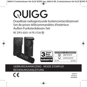QUIGG 5555 Mode D'emploi