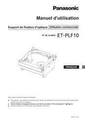 Panasonic ET-PLF10 Manuel D'utilisation