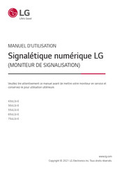 LG 55UL3J-E Manuel D'utilisation
