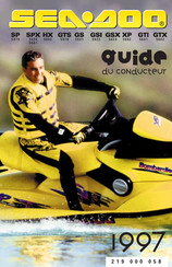 Sea-doo GTI 5641 1997 Guide Du Conducteur