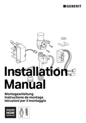 Geberit 115.848.00.1 Instructions De Montage