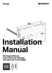 Geberit Omega Instructions De Montage