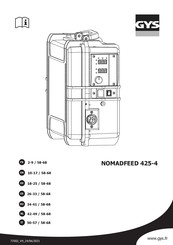 GYS NOMADFEED 425-4 Manuel D'utilisation