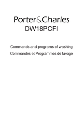 Porter & Charles DW18PCFI Manuel D'utilisation