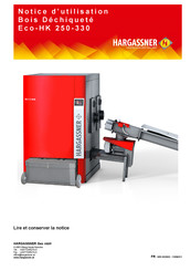 Hargassner Eco-HK 250 Notice D'utilisation