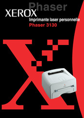 Xerox Phaser 3130 Mode D'emploi