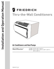 Friedrich WallMaster WCT10 Manuel D'installation Et D'utilisation
