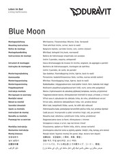 DURAVIT Blue Moon 760143 Notice De Montage