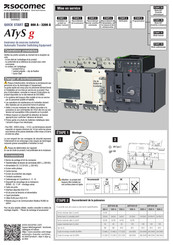 Socomec ATyS g Démarrage Rapide