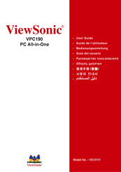 ViewSonic VPC190 Guide De L'utilisateur