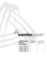 SamplexPower SAM-1500-12 Mode D'emploi