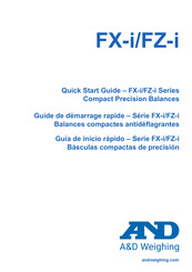 A&D Weighing FZ-2000i-EC Guide De Démarrage Rapide