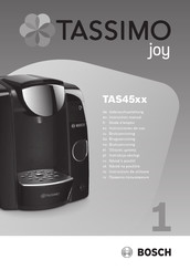 Bosch Tassimo joy TAS45 Serie Mode D'emploi