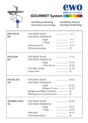 ewo GOURMET PREMIUM Instructions De Montage
