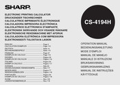 Sharp CS-4194H Mode D'emploi