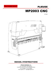 NARGESA MP2003 CNC Manuel D'instructions