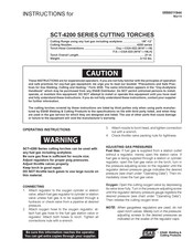 ESAB SCT-4200 Serie Instructions