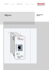 Bosch Rexroth IMpnio Mode D'emploi