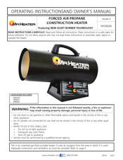 Mr. Heater MH38QFA Guide D'utilisation Et Manuel Du Propriétaire