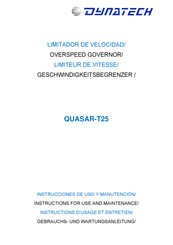 Dynatech QUASAR-T25 Instructions D'usage Et Entretien