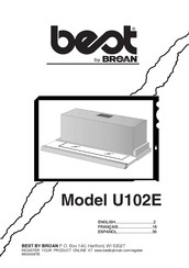 Broan Best U102E Mode D'emploi