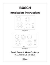 Bosch NES 930 UC Instructions D'installation