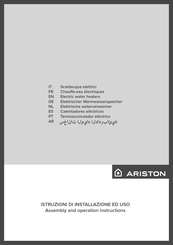 Ariston VELIS 30 Instructions Pour L'installation, L'emploi, L'entretien