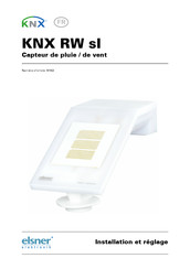 elsner elektronik KNX RW sl Guide D'installation Et De Réglages