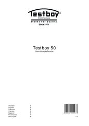 Testboy 50 Mode D'emploi