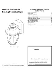 Heath Zenith LED DualBrite Instructions D'installation Et Mode D'emploi