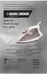 Black & Decker F225 Mode D'emploi