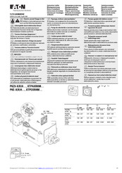 Eaton PKZ0-XH Serie Notice D'installation