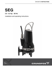 Grundfos SEG Notice D'installation Et De Fonctionnement