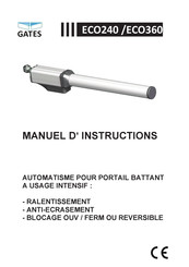 Gates ECO360 Manuel D'instructions