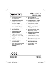Kraftixx 45.140.32 Instructions D'origine