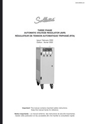 Sollatek AVR 3X50 Mode D'emploi