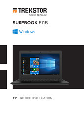 TrekStor SURFBOOK E11B Notice D'utilisation