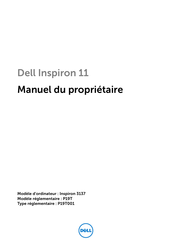Dell P19T Manuel Du Propriétaire