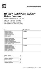 Rockwell Automation 1747-L552 Instructions D'installation