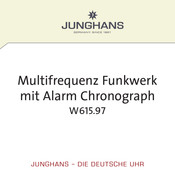 Junghans W615.97 Mode D'emploi