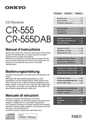 Onkyo CR-555DAB Manuel D'instructions