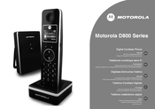 Motorola D800 Serie Mode D'emploi