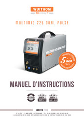 WUITHOM MultiMig 225 dual pulse Manuel D'instructions