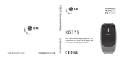 LG KG375 Mode D'emploi