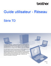 Brother TD-4100N Guide Utilisateur Réseau