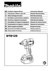 Makita DTD129 Manuel D'instructions