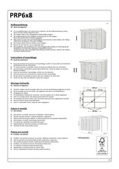 Bertilo PRP6x8 Instructions D'assemblage