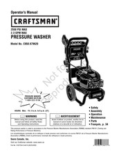 Sears Craftsman C950.679620 Mode D'emploi