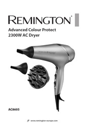 Remington Advanced Colour Protect 2300W AC Dryer AC8605 Mode D'emploi